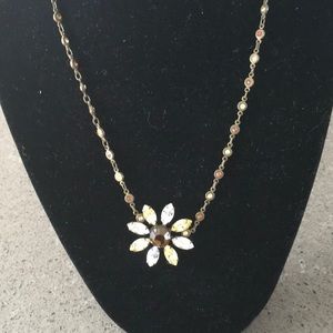 Sorrelli Crystal Flower necklace